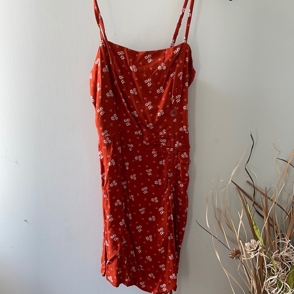 Orange and white Floral Aeropostale sundress